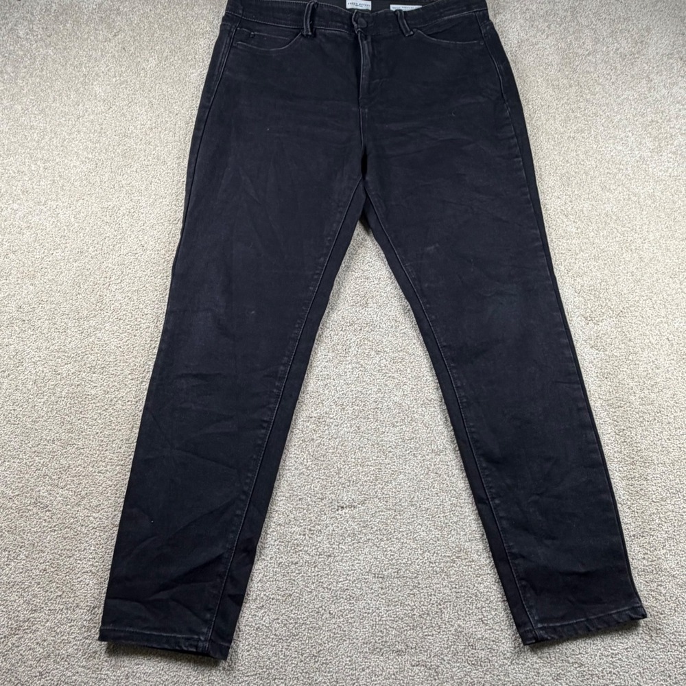 Curve Appeal Heritage Luxe Nicki High Rise Skinny Jeans Black Size 14/32 Stretch